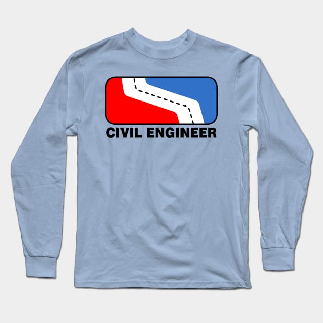 Civil Engineer League Long Sleeve T-Shirt by Barthol Graphics